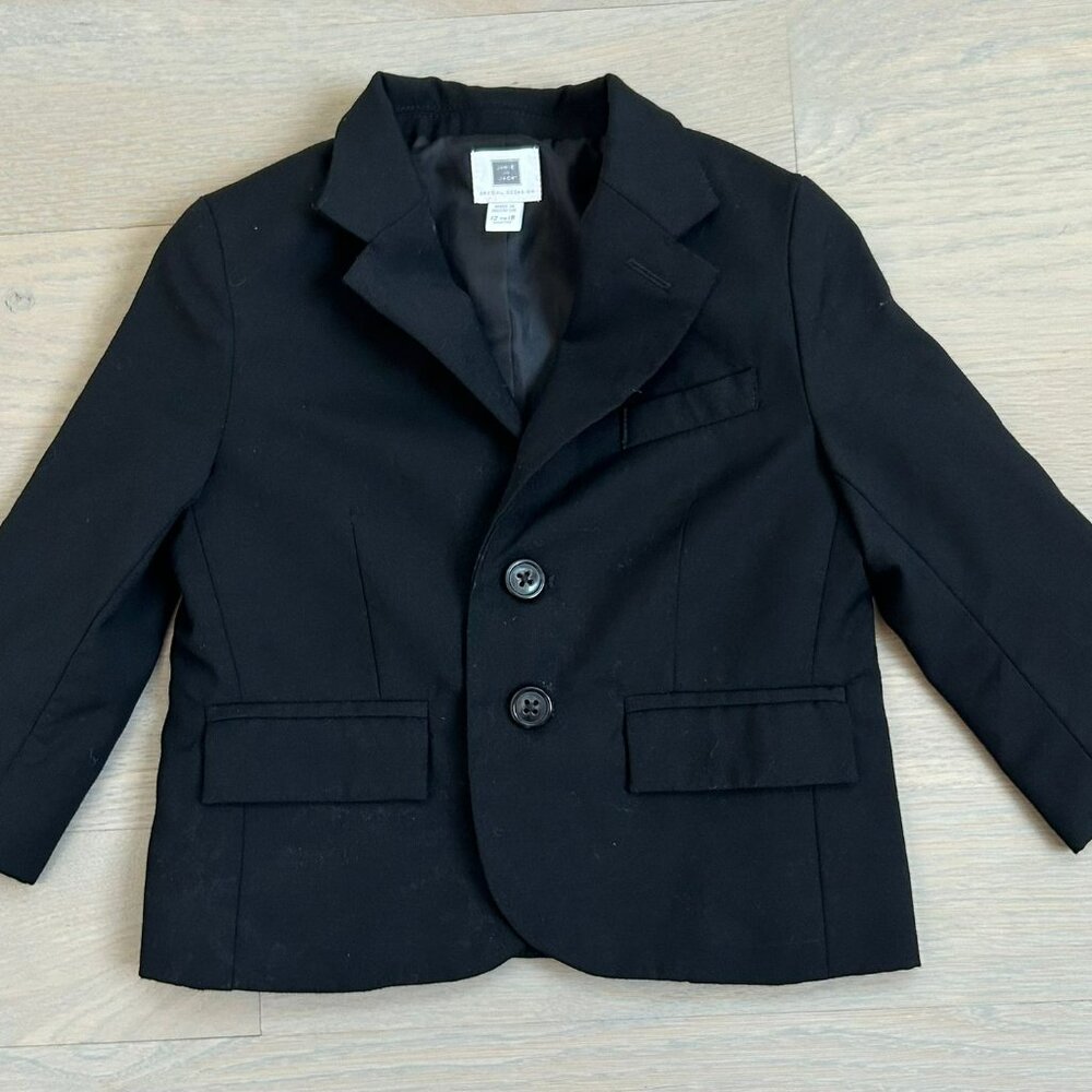 Like New Janie and Jack  Baby's, Little Boy's & Boy's Wool Blazer 12-18 M